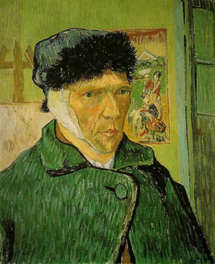 autorretrato de Van Gogh sin la oreja